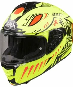 Hot Sale 🧨 Airoh Spark Flow Full Face Helmet Vibe Matt Yellow ✨