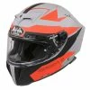 Discount 🔥 Airoh GP550S Vektor Full Face Helmet Grey / Orange 🎁