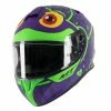 Budget 💯 MT Targo Frog H6 Full Face Helmet Matt Fluo Green 😉