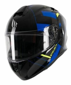 Discount 👍 MT Targo Veneris A1 Full Face Helmet Gloss Blue ❤️
