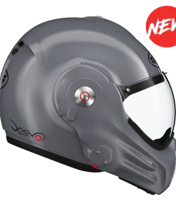 Alternative view of Promo ⭐ Roof Desmo Flip Up Helmet Dark Silver 🛒