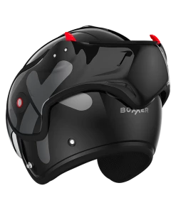 Flash Sale ⭐ Roof Boxxer Twin Flip Up Helmet Black 👍 -Shark shop ro9 boxxer twin noir metal 8 700x700